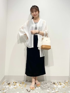 yukaah21さん(レディース・160cm)の夏コーディネート