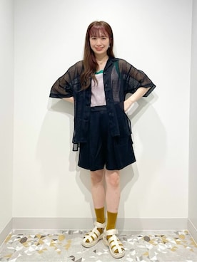 yukaah21さん（レディース・160cm）の夏コーディネート