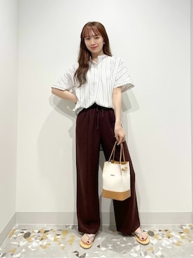 yukaah21さん（レディース・160cm）の夏コーディネート