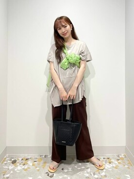 yukaah21さん（レディース・160cm）の夏コーディネート