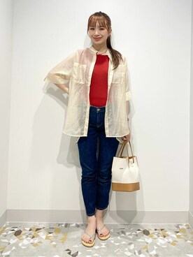 yukaah21さん（レディース・160cm）の夏コーディネート