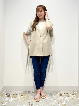 yukaah21さん（レディース・160cm）の夏コーディネート