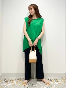 yukaah21さん（レディース・160cm）の夏コーディネート