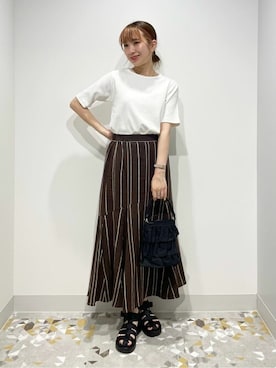 yukaah21さん（レディース・160cm）の夏コーディネート