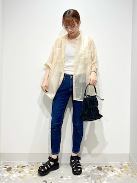 yukaah21さん（レディース・160cm）の夏コーディネート