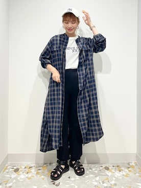 yukaah21さん（レディース・160cm）の夏コーディネート