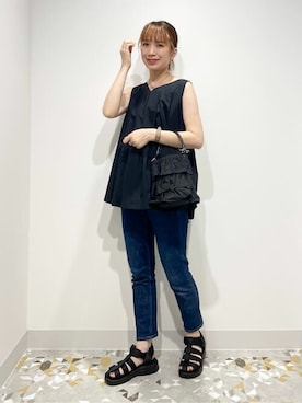 yukaah21さん（レディース・160cm）の夏コーディネート