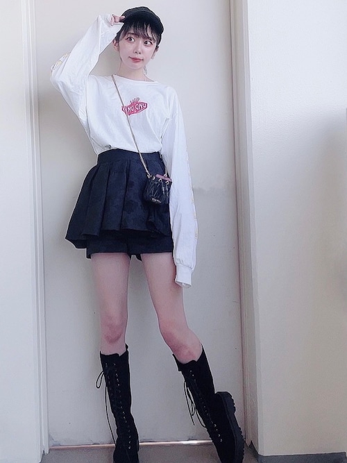 フラワージャガードショートパンツ リルリリー フラワージャガードショートパンツ（その他パンツ）｜Pain