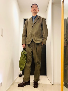 「Timberland（ティンバーランド）のアイテム」を使った、Koichiro Akiyamaさん（メンズ・187cm）の夏コーディネート