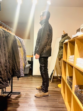 「アイテム（その他トップス）」を使った、Koichiro Akiyamaさん（メンズ・187cm）の冬コーディネート