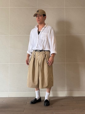 「H&M（エイチ・アンド・エム）のアイテム」を使った、Takashi.e.rさん（メンズ・165cm）の夏コーディネート