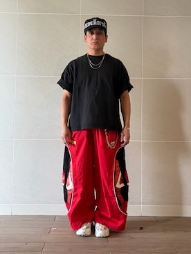 「remer（リメール）のアイテム」を使った、Takashi.e.rさん（メンズ・165cm）の夏コーディネート