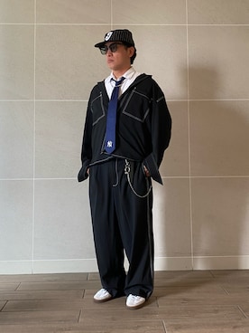 「アイテム（フォーマルスーツ/小物）」を使った、Takashi.e.rさん（メンズ・165cm）の秋コーディネート