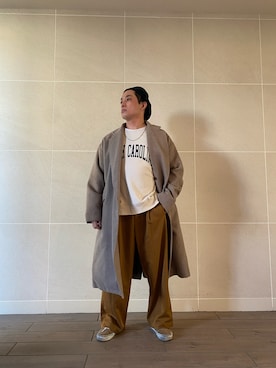 「coca（coca）（コカ）のアイテム（スウェット）」を使った、Takashi.e.rさん（メンズ・165cm）の冬コーディネート