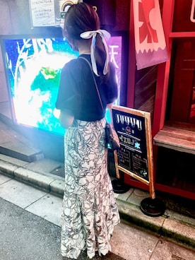 みやび☺︎さん（レディース・162cm）の夏コーディネート