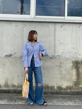 「ECCO（エコー）のアイテム」を使った、Y.H YUさん（レディース・162cm）の秋コーディネート