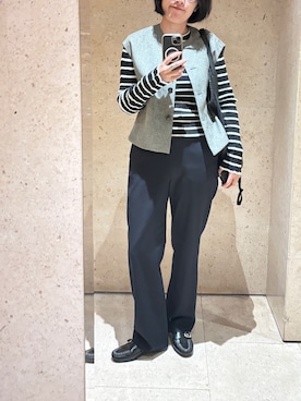 「LOEFF（ロエフ）のアイテム」を使った、yanさん（レディース・162cm）の秋コーディネート