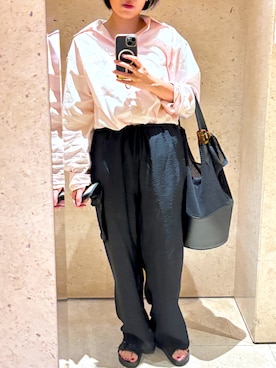 「blurhms（ブラームス）のアイテム」を使った、yanさん（レディース・162cm）の夏コーディネート