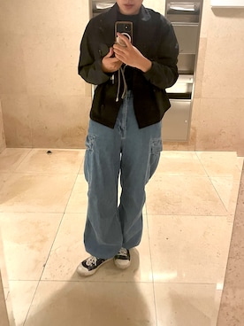 「ASTRAET（アストラット）のアイテム（パンツ）」を使った、yanさん（レディース・162cm）の夏コーディネート