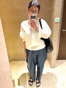 「LOEFF」｜yanさん（レディース・162cm）の夏コーディネート