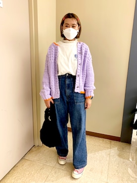 「eyeye（アイアイ）のアイテム」を使った、amerieeeさん（レディース・163cm）の秋コーディネート