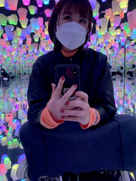 「LOWRYS FARM（ローリーズファーム）のボリュームバングル　946190（バングル/リストバンド）」を使った、amerieeeさん（レディース・163cm）の冬コーディネート