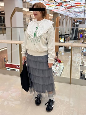 「MM6 Maison Margiela（ｴﾑｴﾑｼｯｸｽ ﾒｿﾞﾝ ﾏﾙｼﾞｪﾗ）のアイテム」を使った、amerieeeさん（骨格ウェーブ・レディース・163cm）の秋コーディネート