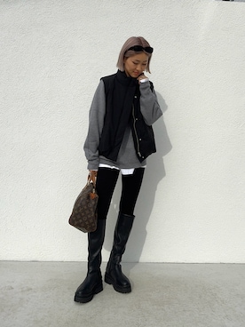 「JEANASIS（ジーナシス）のアイテム」を使った、12anna23さん（レディース・158cm）の秋コーディネート