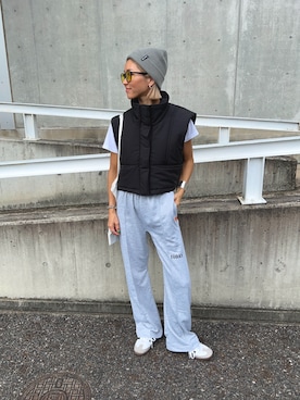 「STANCE(スタンス)のアイテム(帽子)」を使った、12anna23さん(レディース・158cm)の秋コーディネート