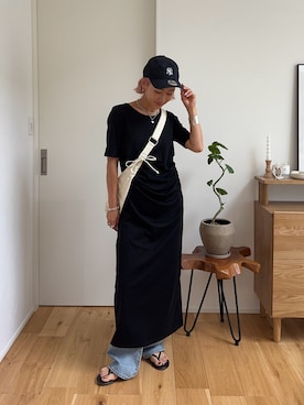 「KOBE LETTUCE（コウベレタス）のアイテム」を使った、12anna23さん（レディース・158cm）の夏コーディネート