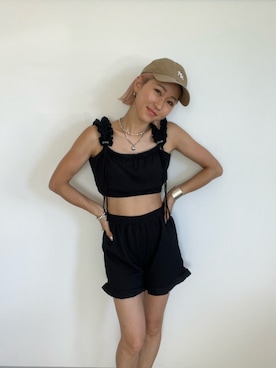 「アイテム（水着）」を使った、12anna23さん（レディース・158cm）の夏コーディネート