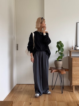 「LAULEN（ローレン）のアイテム」を使った、12anna23さん（レディース・158cm）の春コーディネート