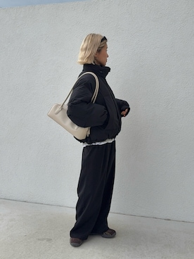 「アイテム（ダウンジャケット/コート）」を使った、12anna23さん（レディース・158cm）の冬コーディネート