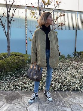 「Java（ジャバ）のアイテム」を使った、12anna23さん（レディース・159cm）の冬コーディネート