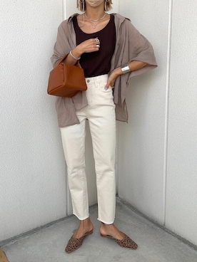 「158cm」｜「アイテム（スリッポン）」を使った、12anna23さん（レディース・159cm）の春コーディネート