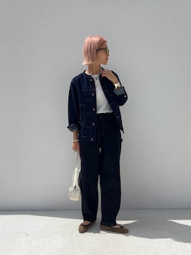 「セットアップ」｜12anna23さん（レディース・158cm）の秋コーディネート