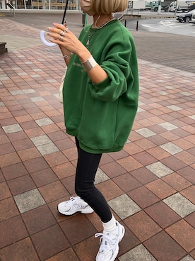 「アイテム（ハンドバッグ）」を使った、12anna23さん（レディース・159cm）の春コーディネート