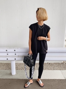 「Eldia'lu（エルディアル）のアイテム」を使った、12anna23さん（レディース・159cm）の夏コーディネート