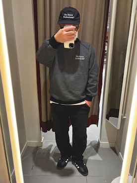 「ENNOY（エンノイ）のアイテム」を使った、TOMOさん（メンズ・165cm）の冬コーディネート