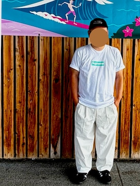 「ENNOY（エンノイ）のアイテム」を使った、TOMOさん（メンズ・165cm）の夏コーディネート