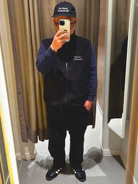 「ENNOY（エンノイ）のアイテム」を使った、TOMOさん（メンズ・165cm）の冬コーディネート