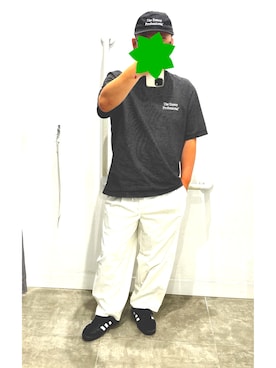 「ENNOY（エンノイ）のアイテム」を使った、TOMOさん（メンズ・165cm）の夏コーディネート