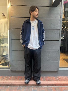 「アイテム（サンダル）」を使った、Renさん（メンズ・182cm・30代）の秋コーディネート