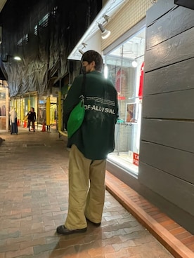 Renさん（メンズ・182cm）の春コーディネート