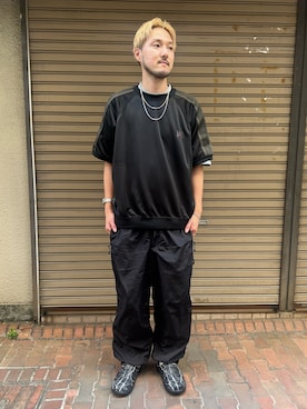 「アイテム（サンダル）」を使った、Renさん（メンズ・182cm）の夏コーディネート