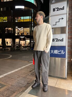 Renさん（メンズ・182cm）の秋コーディネート