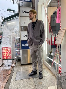 Renさん（メンズ・182cm）の冬コーディネート