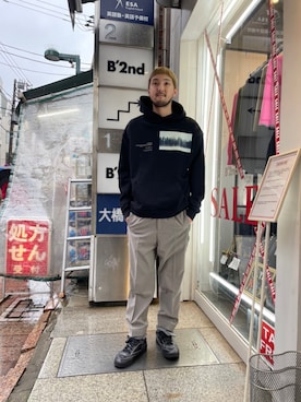 Renさん(メンズ・182cm)の冬コーディネート