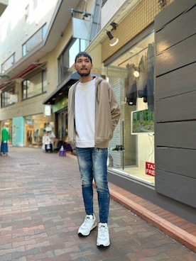 Renさん（メンズ・182cm）の冬コーディネート