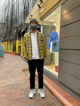 Renさん（メンズ・182cm）の春コーディネート